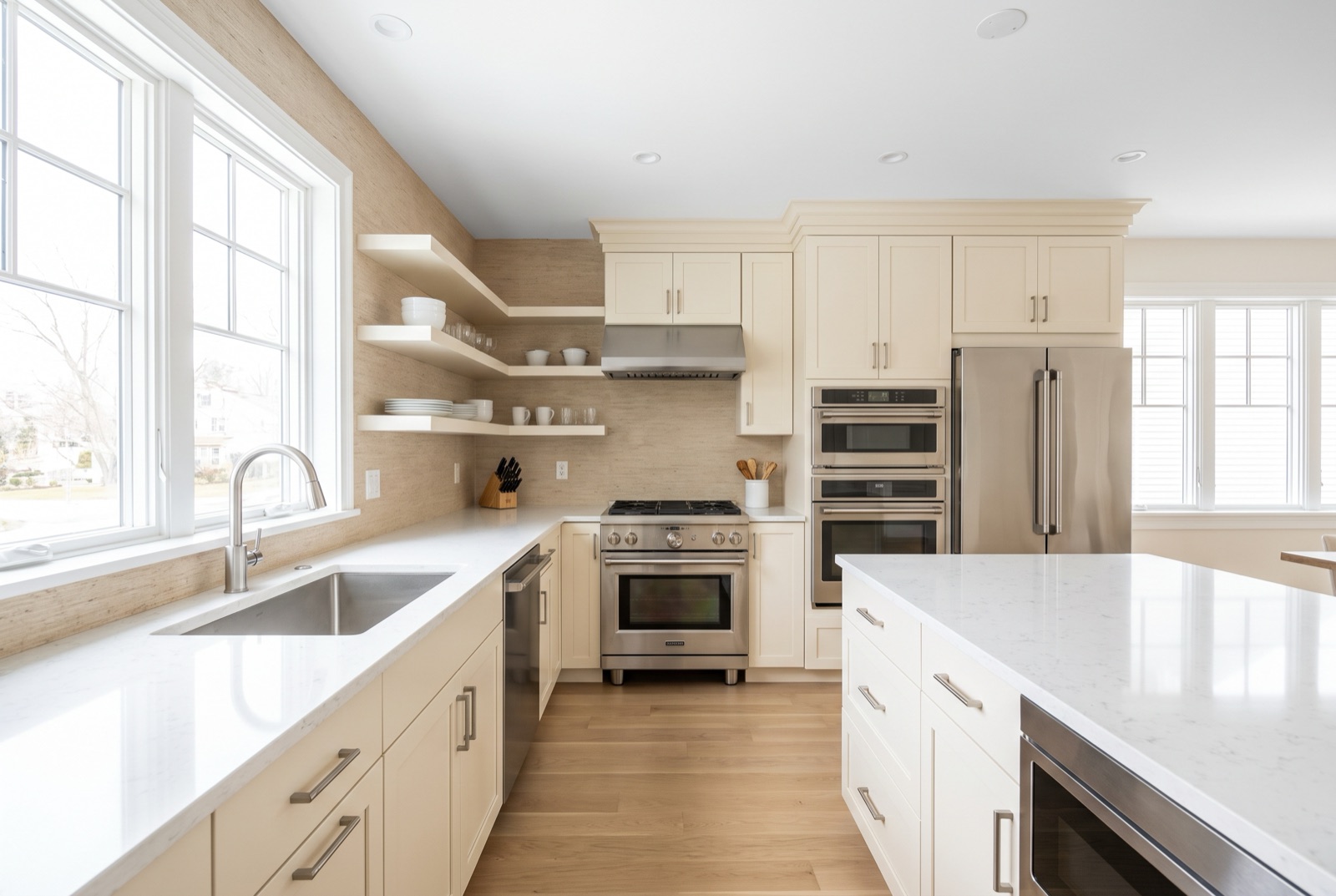 A spotless, listing-ready modern kitchen